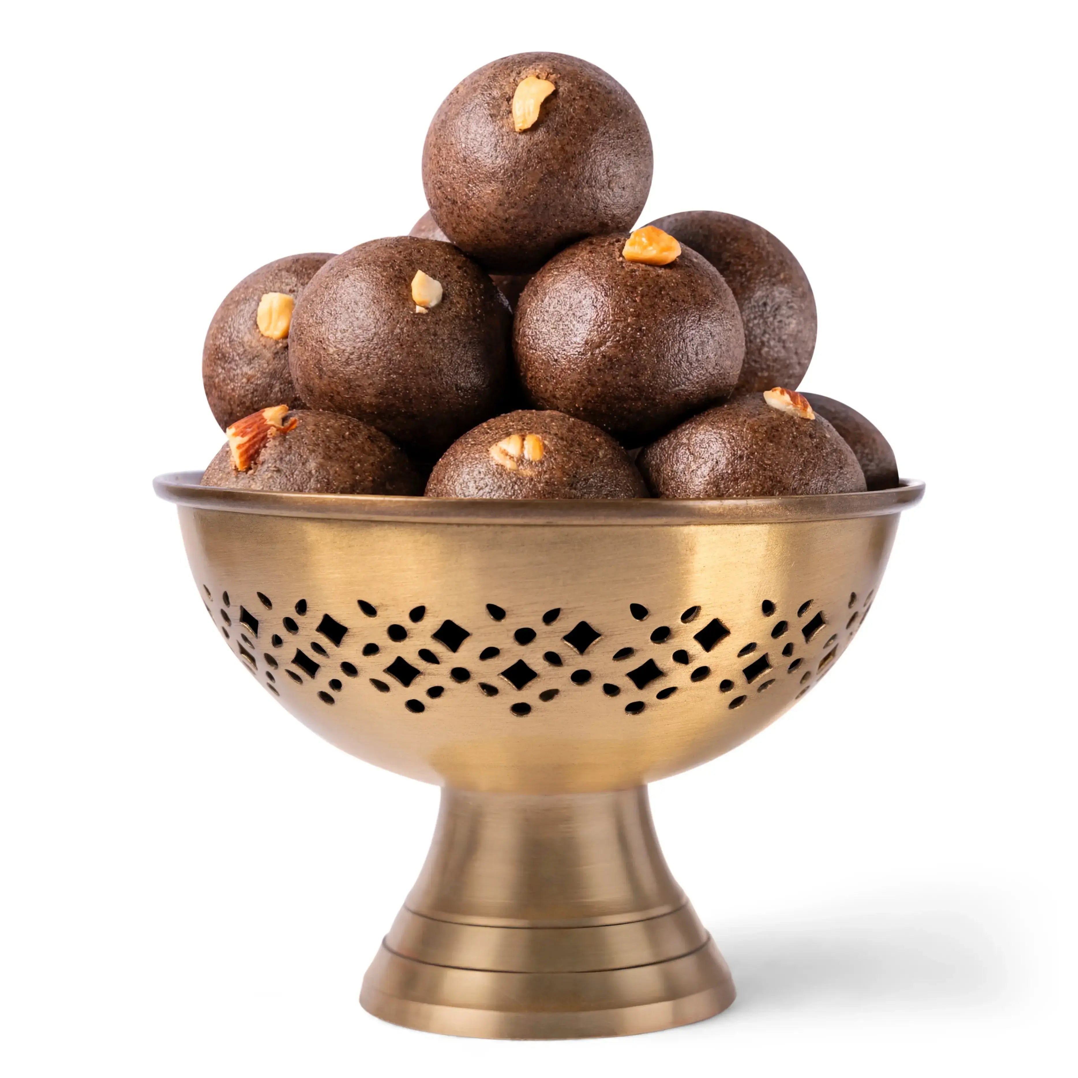 Premium Ragi (Nachni) and Dryfruits Laddu | Made with Pure Desi Ghee, Jaggery and Dry Dates | Traditional Indian Sweet