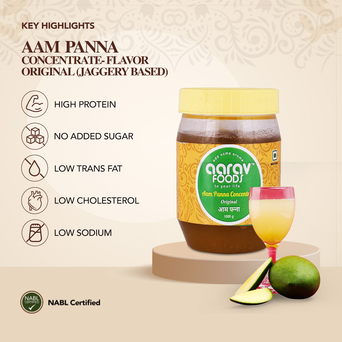 Aam Panna Concentrate- Flavor Original (Jaggery Based)
