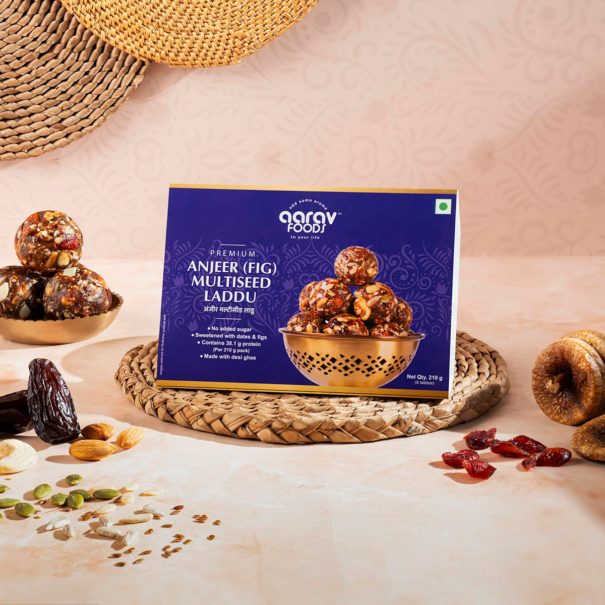 Anjeer (Fig) Multiseed Laddu