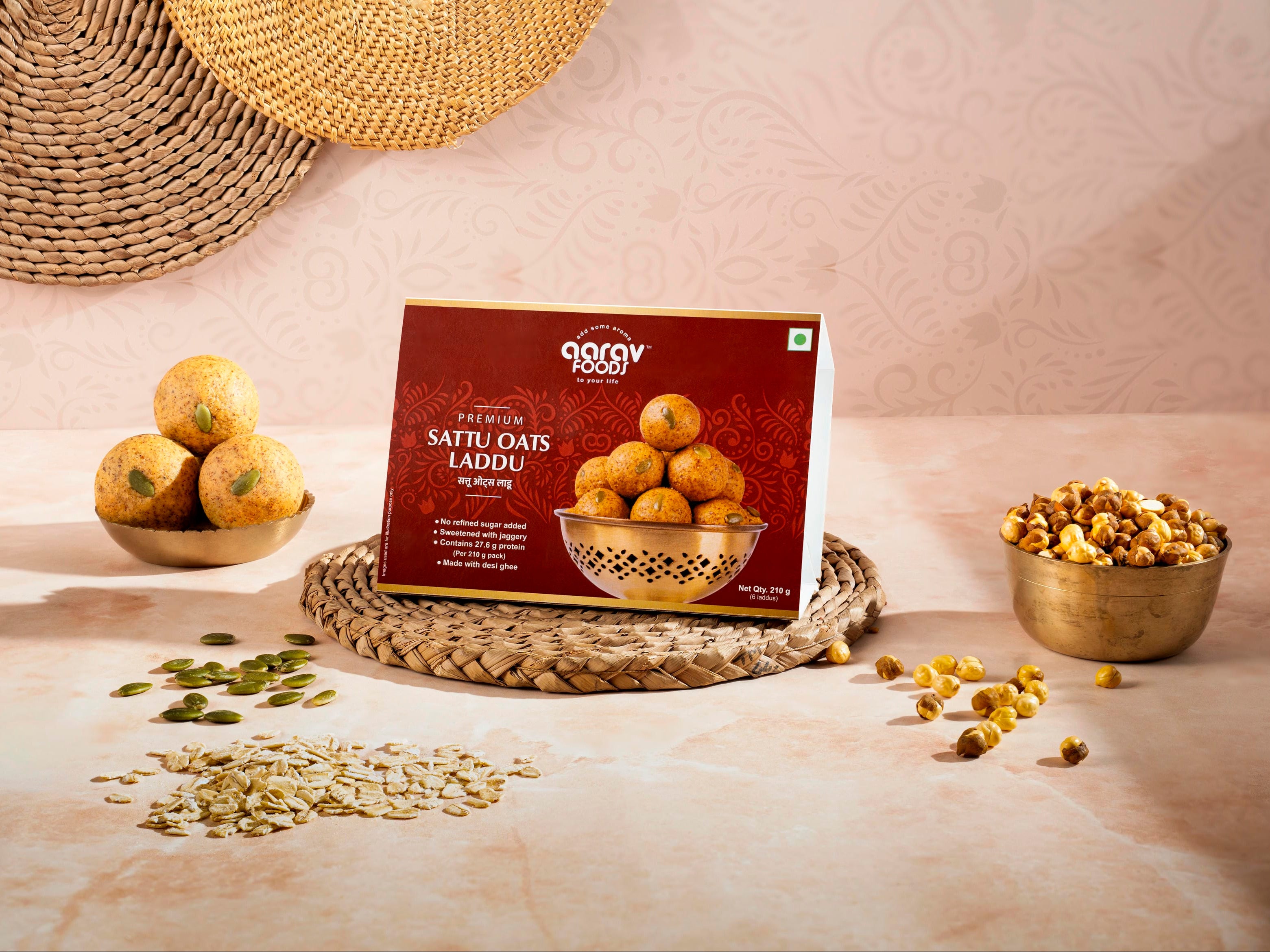 Sattu Oats Laddu