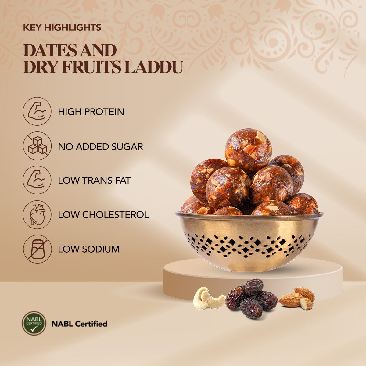 Dates and Dryfruits Laddu