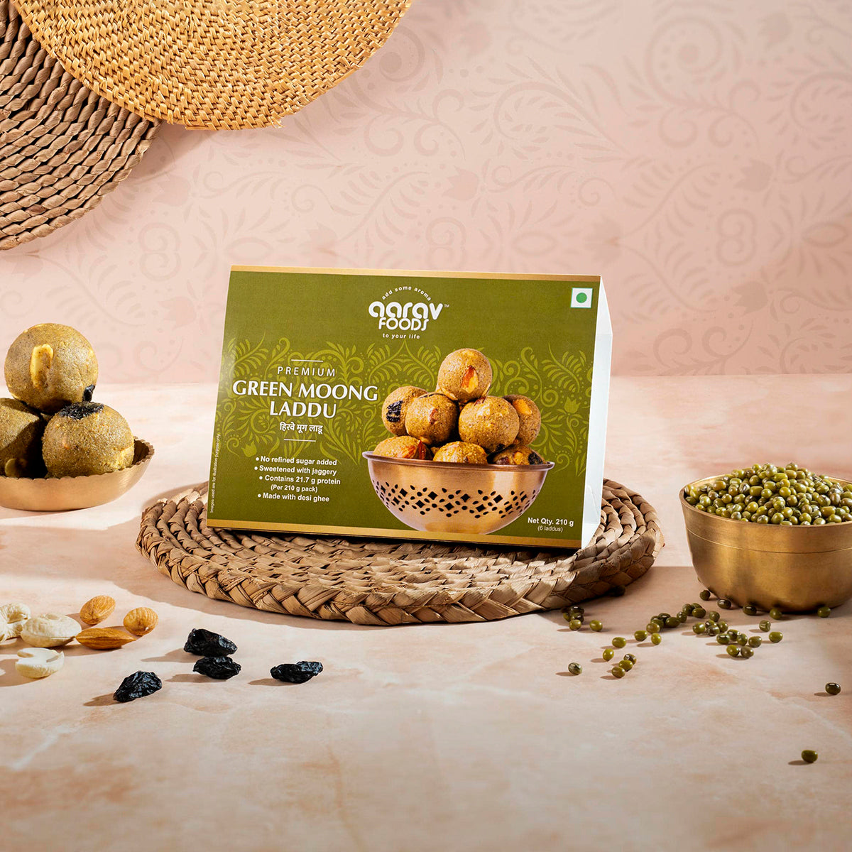 Green Moong Laddu
