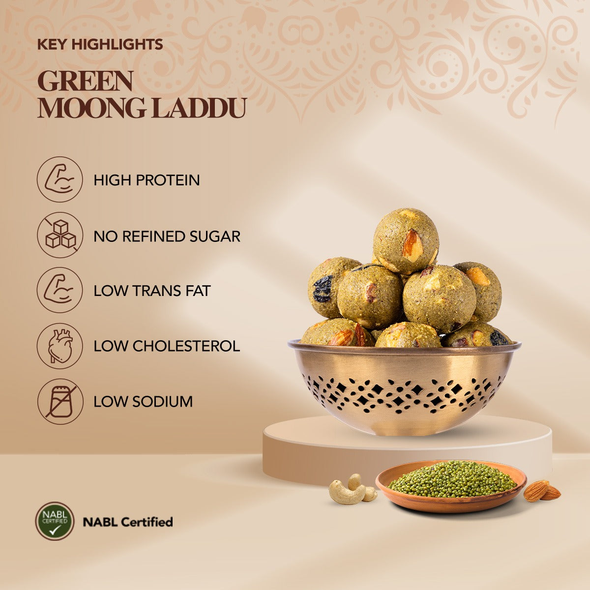 Green Moong Laddu