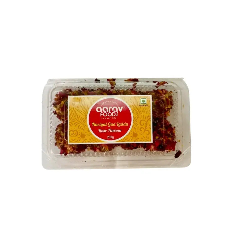Nariyal Gud Rose Laddu | Coconut and Jaggery Sweet with Rose Flavor | Traditional Indian Sweet
