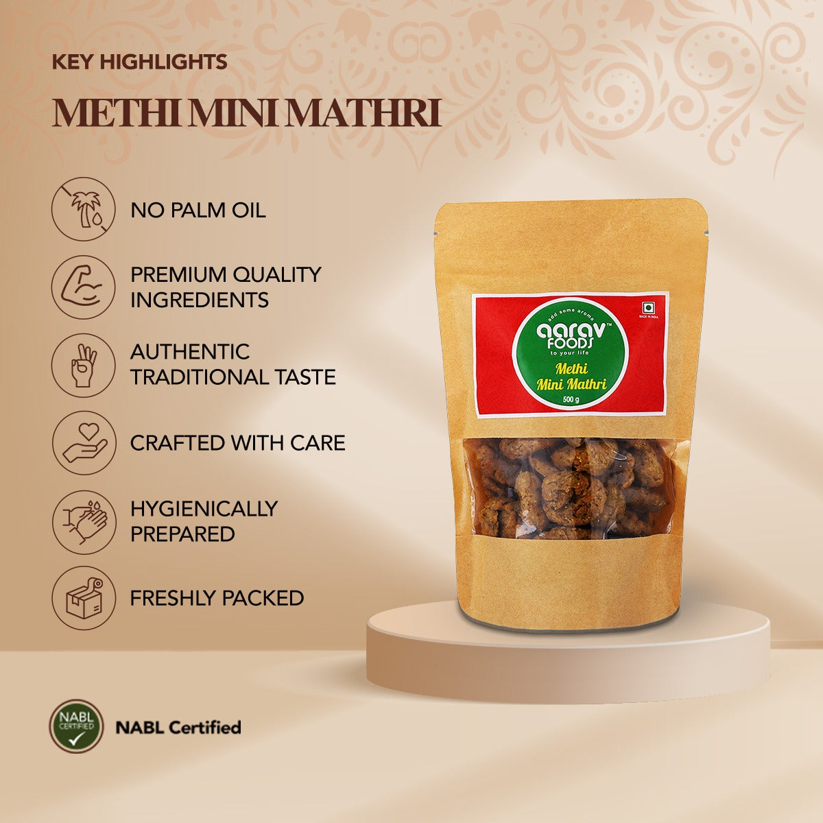Methi Mini Mathri