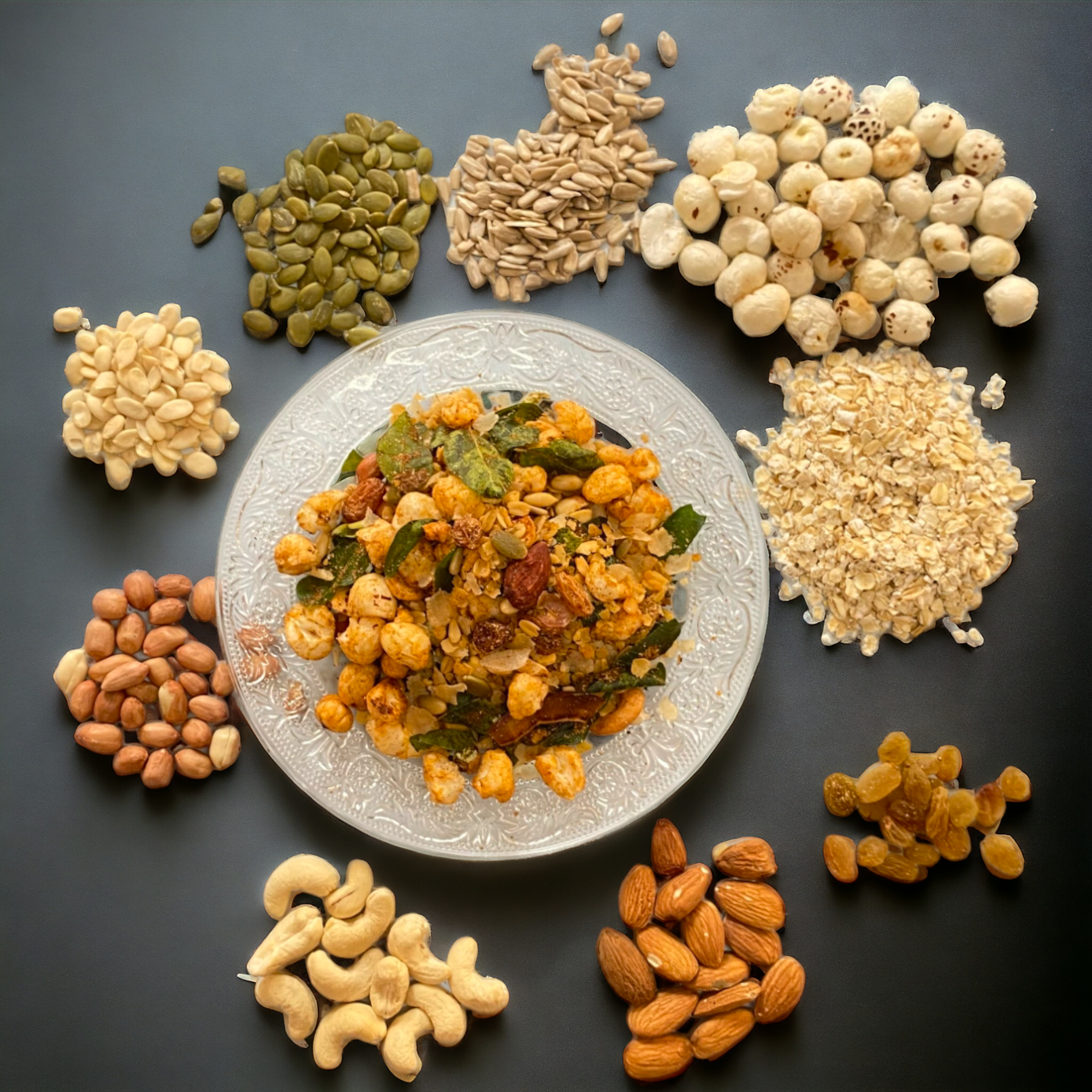 Oats and Trail Mix Farsan
