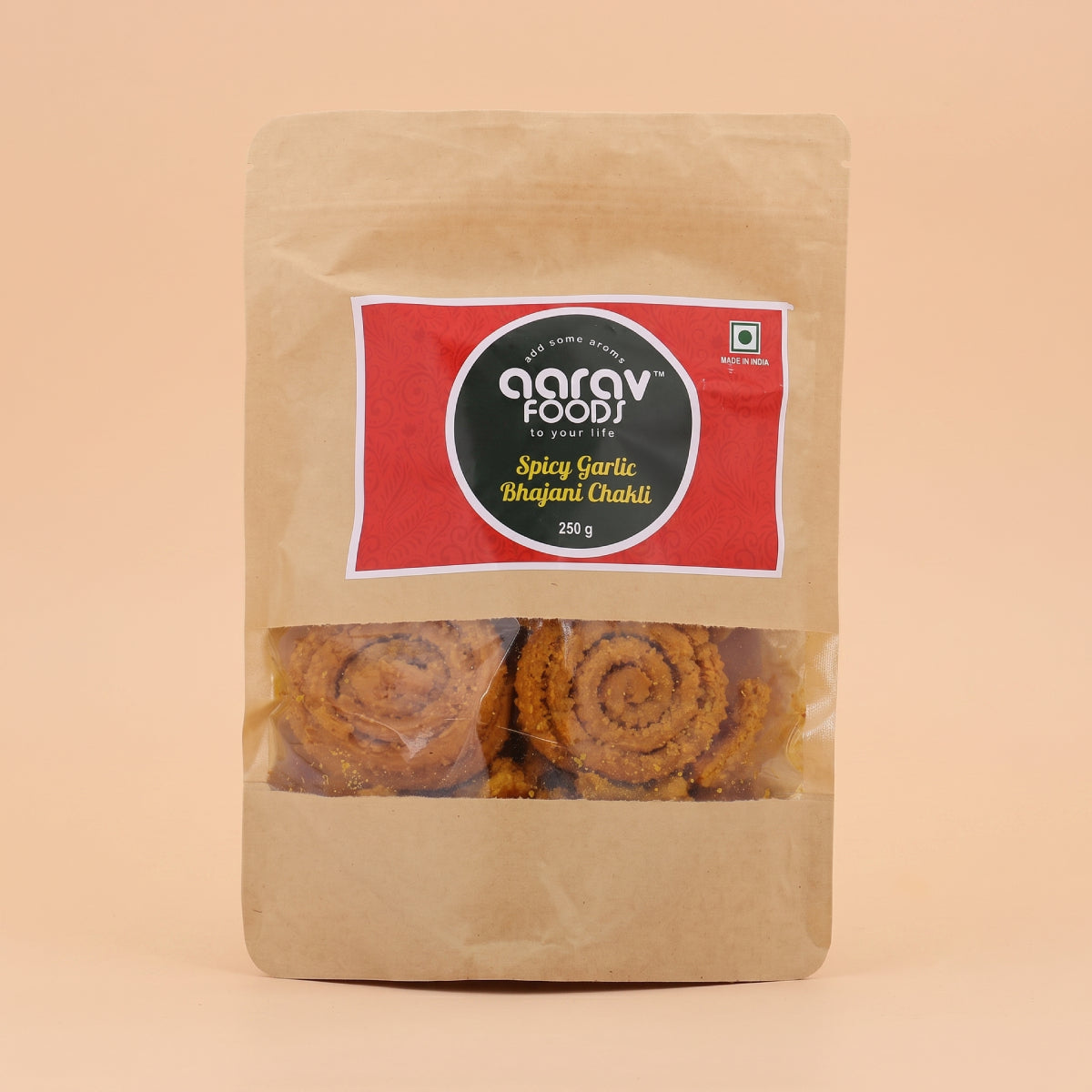 Spicy Garlic Bhajani Chakli