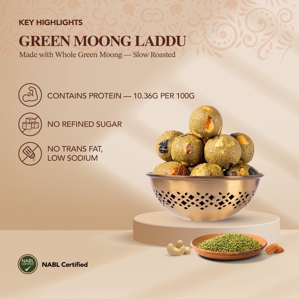 Green Moong Laddu