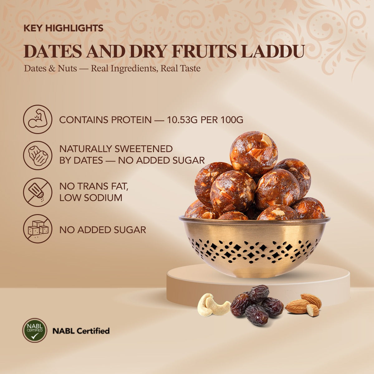 Dates and Dryfruits Laddu