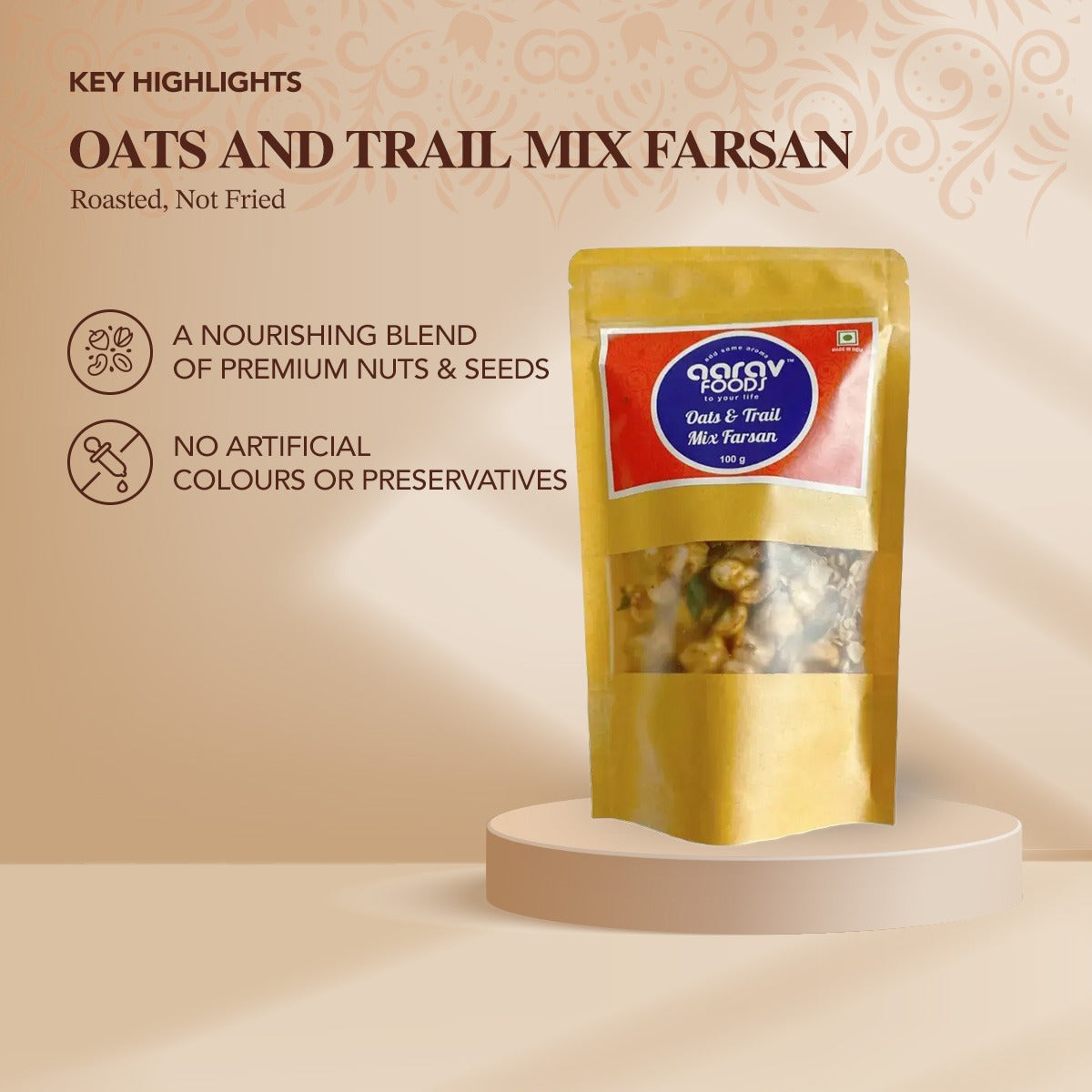 Oats and Trail Mix Farsan