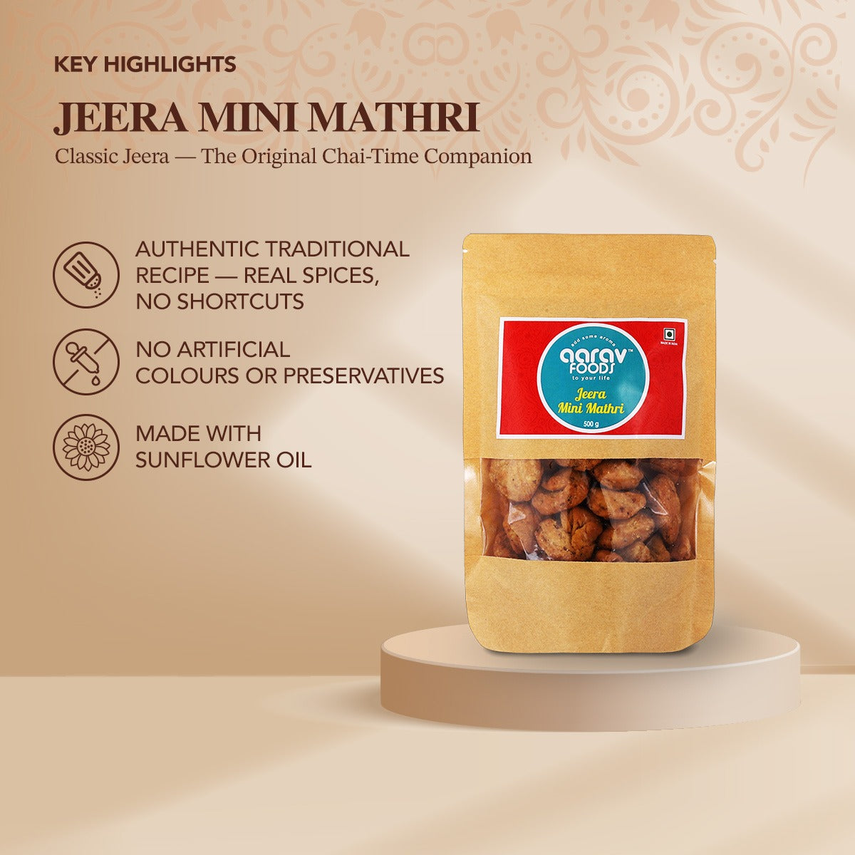 Jeera Mini Mathri