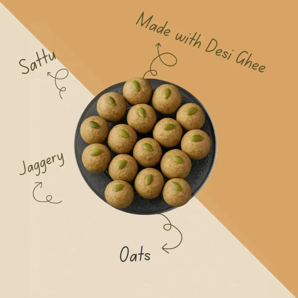 Sattu Oats Laddu