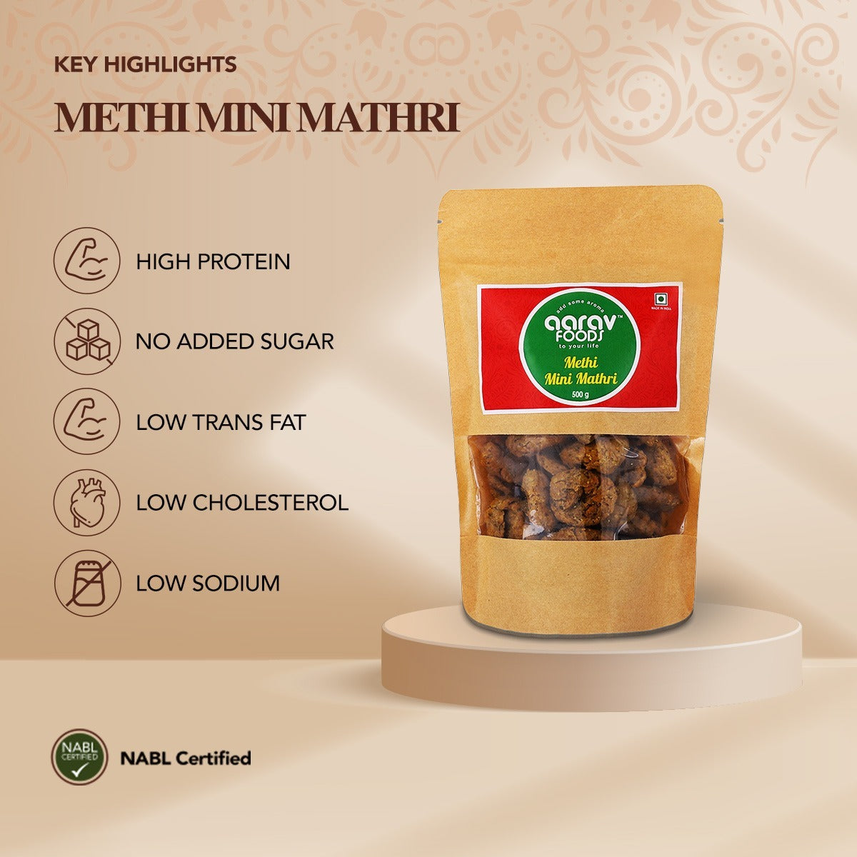 Methi Mini Mathri