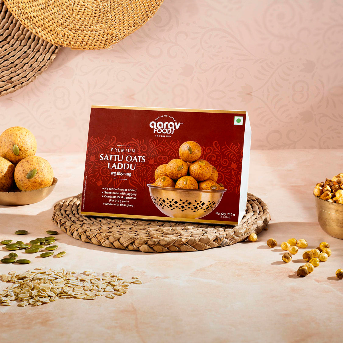 Sattu Oats Laddu